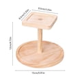 thumbnail image 3 of EGNMCR Wooden Multi-layer Storage Display Rack Flower Pot Decoration Rack Living Room Figurine Storage Rack Wooden Jewelry Rack wooden storage shelf, 3 of 6