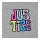 thumbnail image 3 of Playera Para Niña Justice Manga Corta Gris Talla 10, 3 of 3