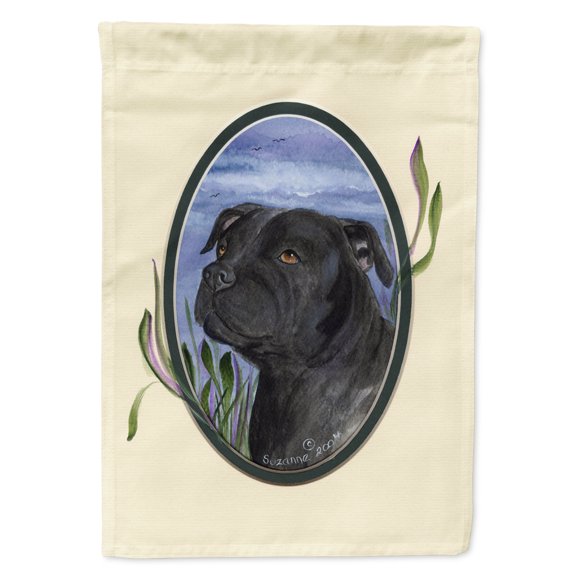 Caroline's Treasures SS8017-FLAG-PARENT Staffie Flag, , multicolor