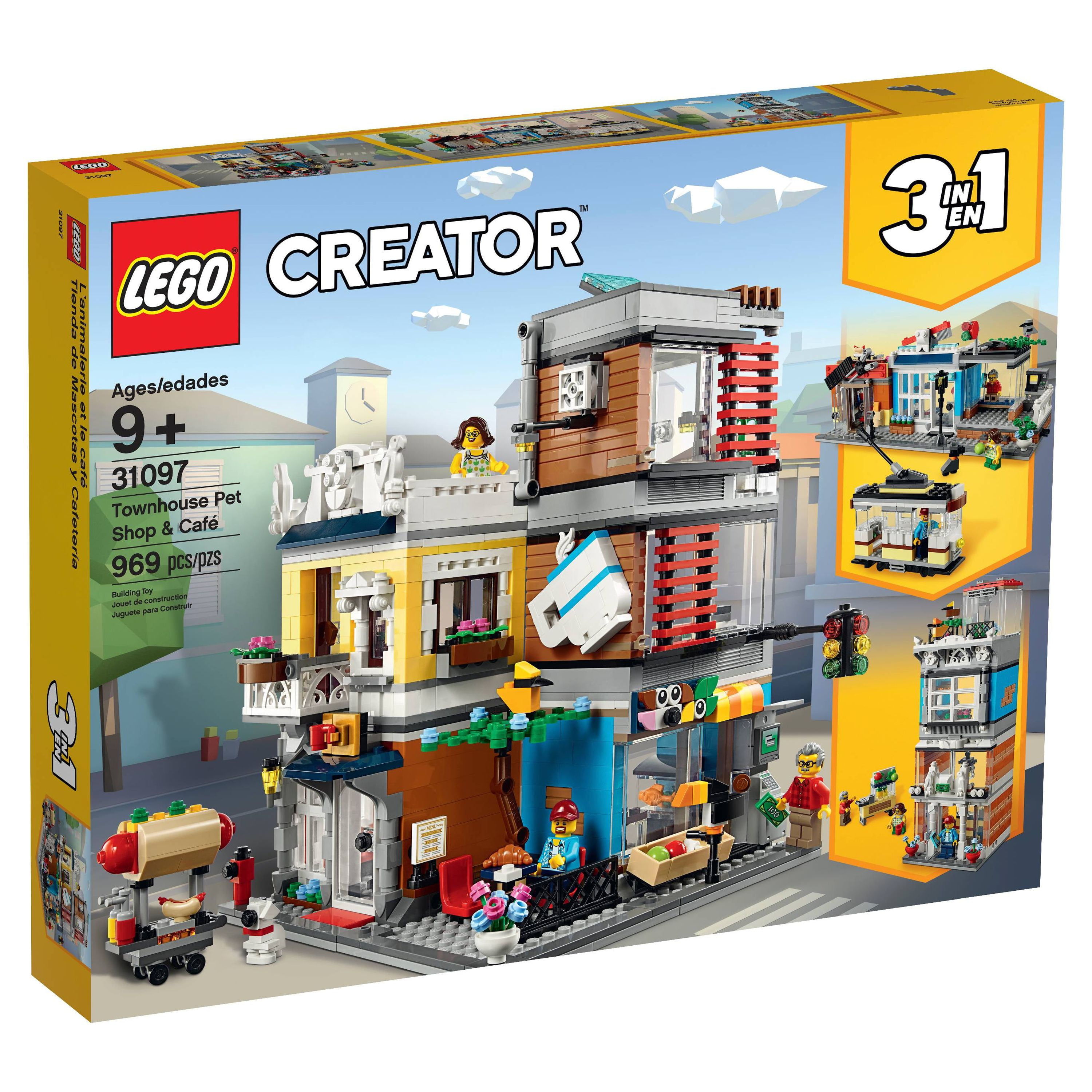 Lego townhouse pet shop and cafe sales
