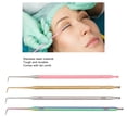 thumbnail image 3 of Lash Separator Tint Tools, Eyelash Perming Lift Tool 4pcs Stainless Steel Short Tail Comb  for Tinting, 3 of 8