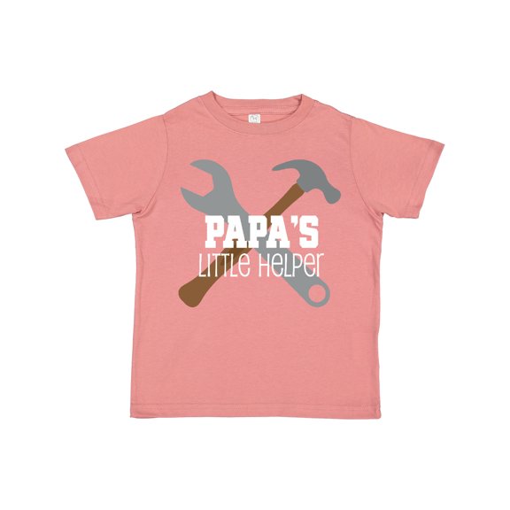 Inktastic Papa Little Helper Boys Toddler T-Shirt