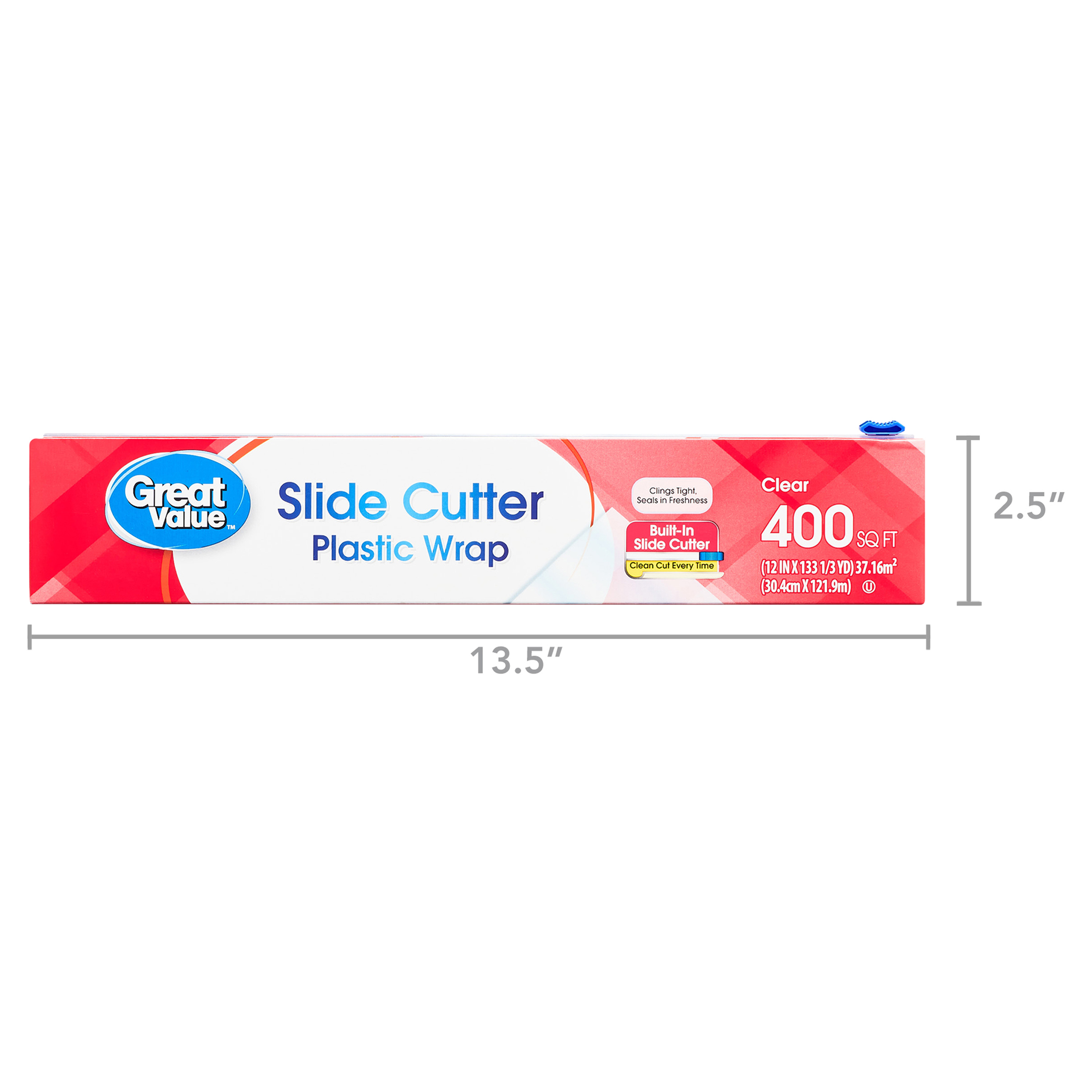 Great Value Slide Cutter Plastic Wrap, 400 Sq Ft photo 8