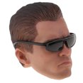 thumbnail image 3 of Escala 1/6 Modelo De Cabeza Masculina Con Forma De Cabeza Hermosa + Lentes Para Modelo Juego De Rol Marrón con gafas Sunnimix Figura de acción Escultura de cabeza, 3 of 8