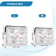 thumbnail image 4 of FORMRS 13"-13.3" Laptop Sleeve Protective Case Soft Carrying Quilted Computer Bag Cover, Cartoon Elephant, 4 of 7