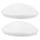 thumbnail image 5 of Plastic Ceiling Shade Decorative Light Covers For Office Use Round Modern Style 9.6×9.6×2.8in Ceiling Light Fixture Cover 2Pcs, 5 of 5
