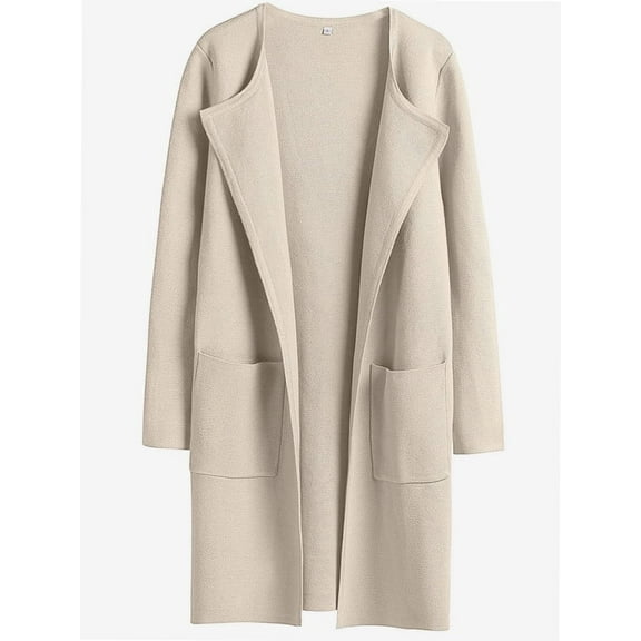 Cardigan Sweaters for Women Open Front Long Trench Coats Jacket Fall Winter Coatigan