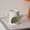 Coconut Milk Ash, variant on Dark Green Cactus Ceramic Wax Melt Warmer, Cute Succulent Tealight Oil Burner, Aromatherapy Candle Holder for Home Decor, Bedroom, Bathroom, Plant Lover Gift