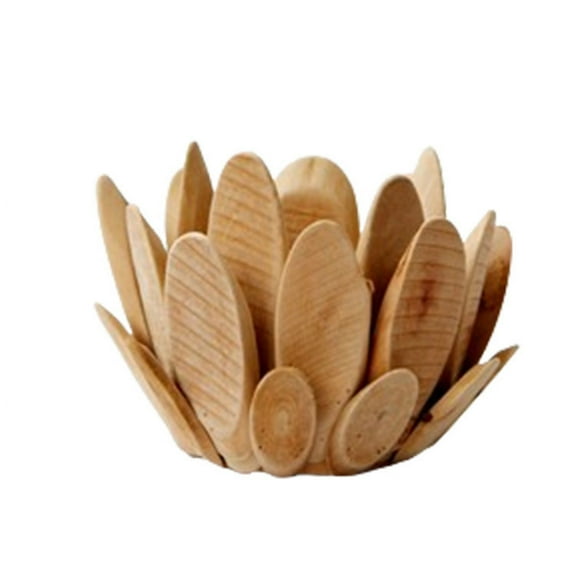 Candle Holders Decorative Wooden Petal Candles Candlestick Holder Wedding Party