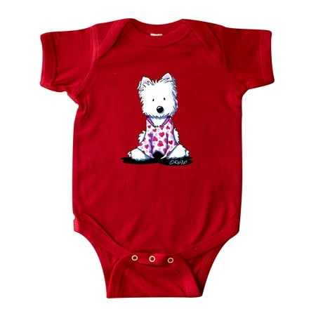 

Inktastic Valentine PJs Westie Gift Baby Boy or Baby Girl Bodysuit