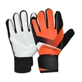 thumbnail image 2 of Guantes de portero engrosados, anticolisión, tamaño ajustable, protección de manos de látex. Naranja talla 5, 2 of 9