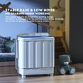 thumbnail image 5 of Auertech Portable Washer 28lbs Twin Tub Compact with Drain Pump, Semi-Automatic Washer Spinner Combo, 5 of 7