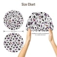 thumbnail image 5 of Yiaed Music Player Print Satin Bonnet Silk Bonnet Hair Bonnet for Sleeping Hair Bonnets, 5 of 6