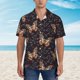 thumbnail image 2 of Fotbe Butterfly1 Camisa Hawaiana para Hombre Unisex – Camisa Casual de Verano con Botones de Manga Corta de Algodón y Lino,Large, 2 of 7