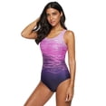 thumbnail image 3 of Women One Piece Swimsuit with Detachable Padded Cups X Back Swimming Suit, 3 of 7