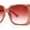 Pink Wood Grain / Burgundy, variant on Womens Squared Butterfly Minimal Rectangular Chic Plastic Sunglasses Black Smoke
