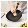 thumbnail image 6 of Cast Iron Skillet Set, 3-Piece (8, 10, 12 inch) Nonstick Frying Pans with Wood Handles - Pre-Seasoned Kitchen Cookware for Induction, Gas & Electric Stoves, 6 of 9