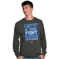 thumbnail image 5 of US Air Force Fly Fight Win Slogan Long Sleeve TShirt Men Women Brisco Brands S, 5 of 6