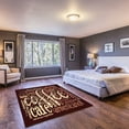 thumbnail image 4 of LaModaHome Non-Slip Rug Coffee Lover's Dream: Custom Coffee Pattern Rug - Ideal for Kitchen Washable Mat Child Stain Resistant Living Room Kitchen Carpet - Size: 3,3X5,9ft(100X180cm), 4 of 5