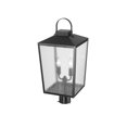 thumbnail image 4 of Millennium Lighting 42654 Devens 2 Light 24" Tall Outdoor Single Head Post Light - Black, 4 of 5