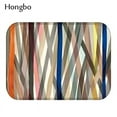 thumbnail image 3 of Hongbo Striped Pattern Anti-Slip Floor Texture Crack Carpet Door Mats Doormats Outdoor Kitchen Bathroom Living Room Floor Mat, 3 of 6
