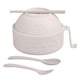 thumbnail image 1 of 6-Piece Noodle Bowl Set with Noodle Strainer & Cultery - Microwave Ramen Cooker for Instant Noodles and Pasta, 1 of 5
