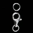 thumbnail image 4 of 1 cierre de langosta de plata de ley 925 para hacer tú mismo, accesorios de joyería, conectores para collares. 13mm, 4 of 9