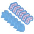 thumbnail image 1 of Unique Bargains 12 Pack Protecteurs d'Angle, Gardes d'Angle en Forme de L, Pare-Chocs de Sécurité (Bleu Ciel), 1 of 1