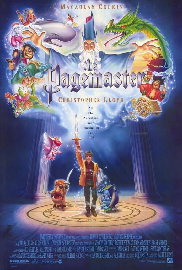 The Pagemaster movie POSTER (Style A) (27" x 40") (1994)