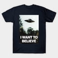 thumbnail image 3 of I Want To Believe T-Shirt Sizes S-5Xl GooGate, 3 of 5