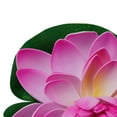 thumbnail image 2 of 18cm Artificial Water Lily Floating Lotus Flower Pond Aquarium Decor Multicolor, 2 of 4