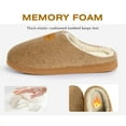 thumbnail image 3 of Ecetana Men's Cozy House Slippers Plush Fuzzy Lined Slip-On Indoor Warm Shoes, 3 of 6