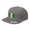 Dark Grey, variant on Snapback Hat for Men Flat Brim Hats Nigeria Embroidery Embroidered Flat Bill Hat Acrylic Silver Design Only