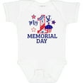 thumbnail image 3 of Inktastic My 1st Memorial Day with Cupcake and Stars Boys or Girls Baby Bodysuit, 3 of 5