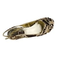 thumbnail image 5 of Rachel Women's Leaf Print Slingback Wedge Sandal Shoe US 6/EU 36, 5 of 5