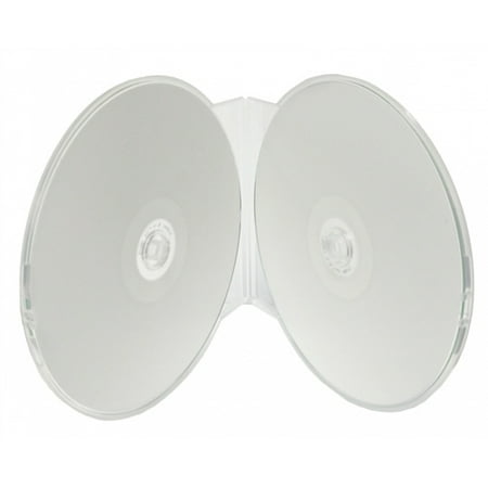 Clamshell Cd - CheckOutStore 100 Clear Double ClamShell CD/DVD Case
