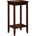 DHP Rosewood Tall End Table, Coffee Brown