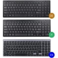 thumbnail image 3 of 2.4G Wireless Keyboard UltraThin Wireless Keyboard Mute Keyboard 95 Keys Wireless Keyboard for PC Laptop Black English, 3 of 8