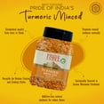 thumbnail image 5 of Pride of India – Turmeric Minced Whole – Gourmet Spice – Curcumin Rich/ Anti-inflammatory Properties – No Additives/ Gluten – Easy to Use – 7 oz. Medium Dual Sifter Jar, 5 of 6