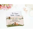 thumbnail image 2 of Inkdotpot 30Baby ShowerDiaper Raffle Ticket Lottery Insert Cards Supplies Games For Baby Shower Party Jungle Animals Bring A Pack Of Diapers To Win Favors Gifts And Prizes, 2 of 5