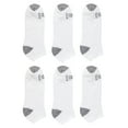 thumbnail image 2 of 6 Pair Everlast Men's Low Cut Full Cushion Socks- Size 10-13 (White), 2 of 2