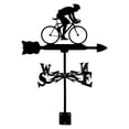 thumbnail image 2 of Herramientas y mejoras para el hogar Jardín Veleta Veleta decorativa Siluetas de ciclistas y caballos Esculturas creativas Veleta Indicador de dirección Veleta Herramientas de medición Veleta de acero, 2 of 8