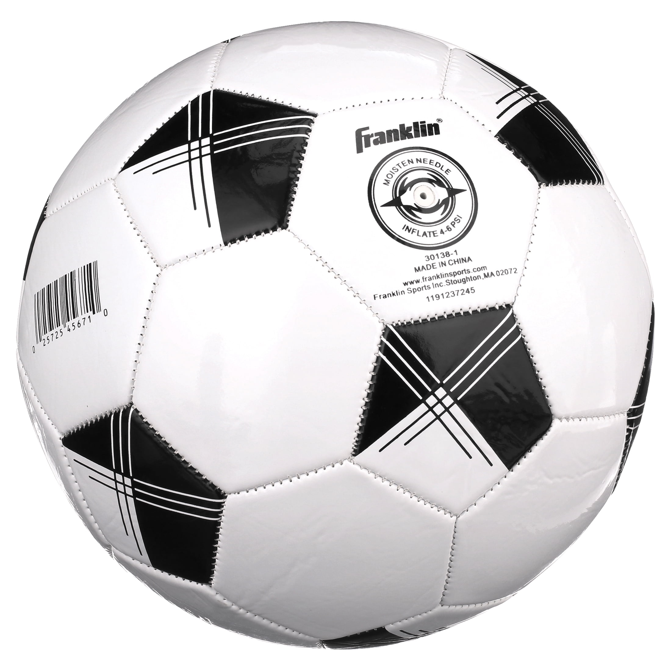 Franklin Comp 100 Team Soccer Ball 6 Pack with Pump 