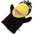 thumbnail image 1 of The **Lovely Crow Puppet Interactive Plush Animal Head Doll** is a charming and educational toy designed to spark creativity and support, 1 of 4