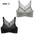 thumbnail image 2 of Ropa interior de mujer con encaje de mariposa sin costuras y espalda hermosa, 2 of 6
