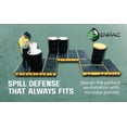 thumbnail image 5 of ENPAC 4 Drum Modular Spill Pallet Platform with Forklift Pockets, 48"x49"x6.5", 4000 lbs. Load Capacity Containment, 51-Gallon, Forkliftable, EPA/OSHA Compliant, Made in USA, 5 of 9
