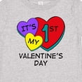 thumbnail image 4 of Inktastic 1st Valentine's Day Hearts Boys or Girls Baby T-Shirt, 4 of 5