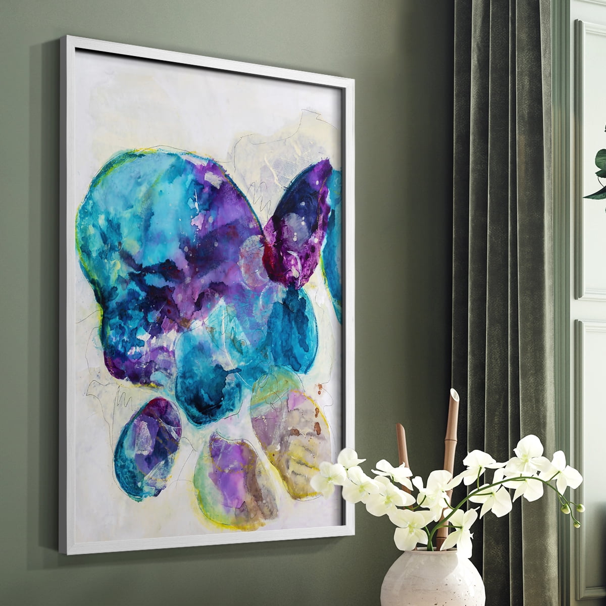 Aegean Dream I in Paper Solid Wood 11 x 14 Framed Print