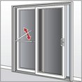 thumbnail image 2 of Barre de Sécurité Réglable Noire pour Porte Patio 48 Pouces, 2 of 10