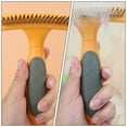 thumbnail image 6 of LOLIPPYY Orange Plastic Dog Detangler Brush for Pets, 1 Pack - Easy and Gentle Grooming Tool for Dogs and Cats, 6 of 7